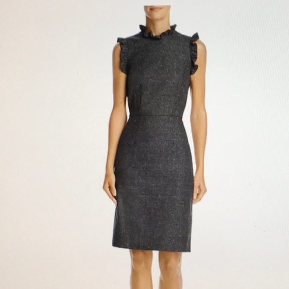 Rebecca Taylor Dresses & Skirts - Rebecca Taylor Ruffled Herringbone Dress